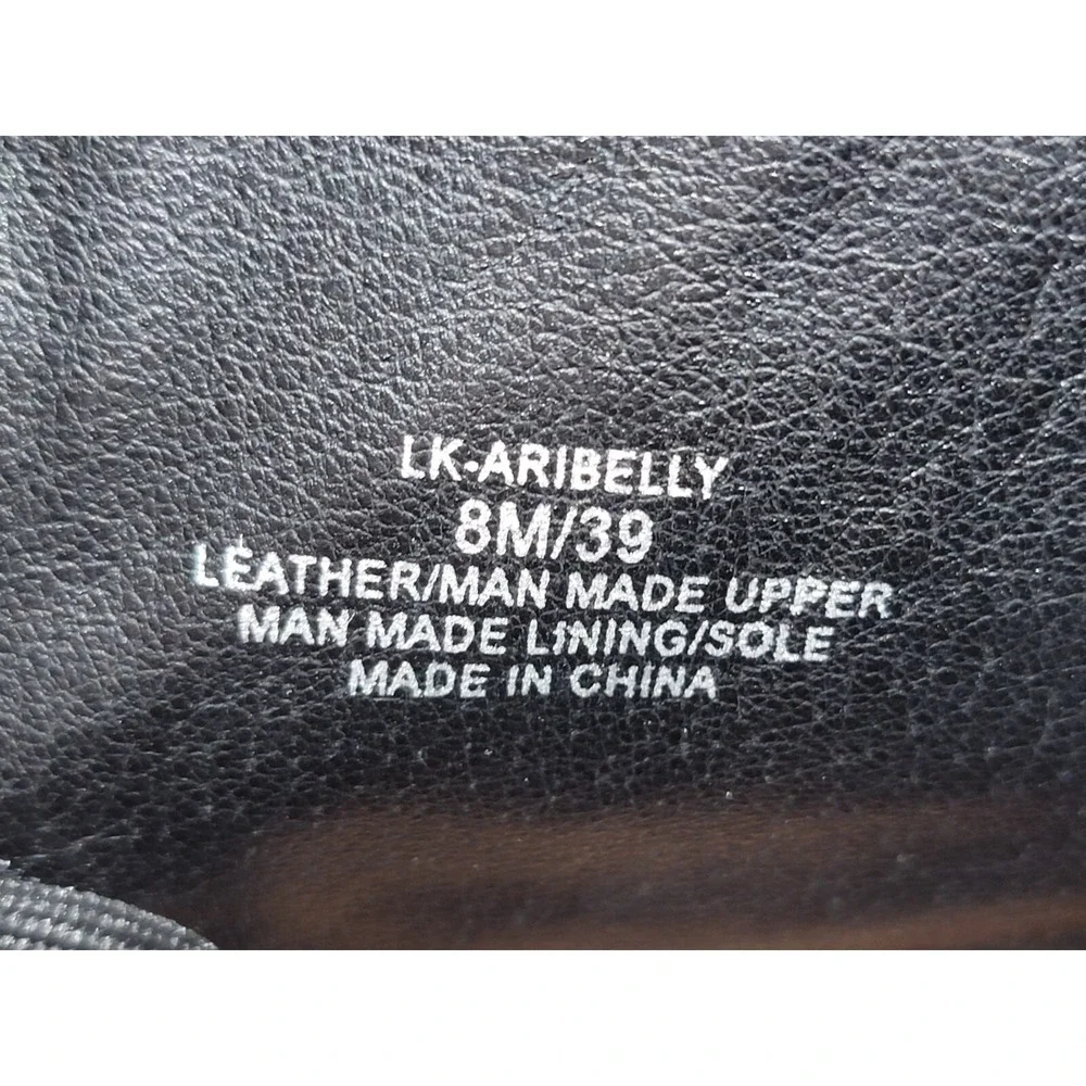 Lucky Brand‎ Aribelly Women's Black Leather Side Zip Mid Calf Boots Size 8M New